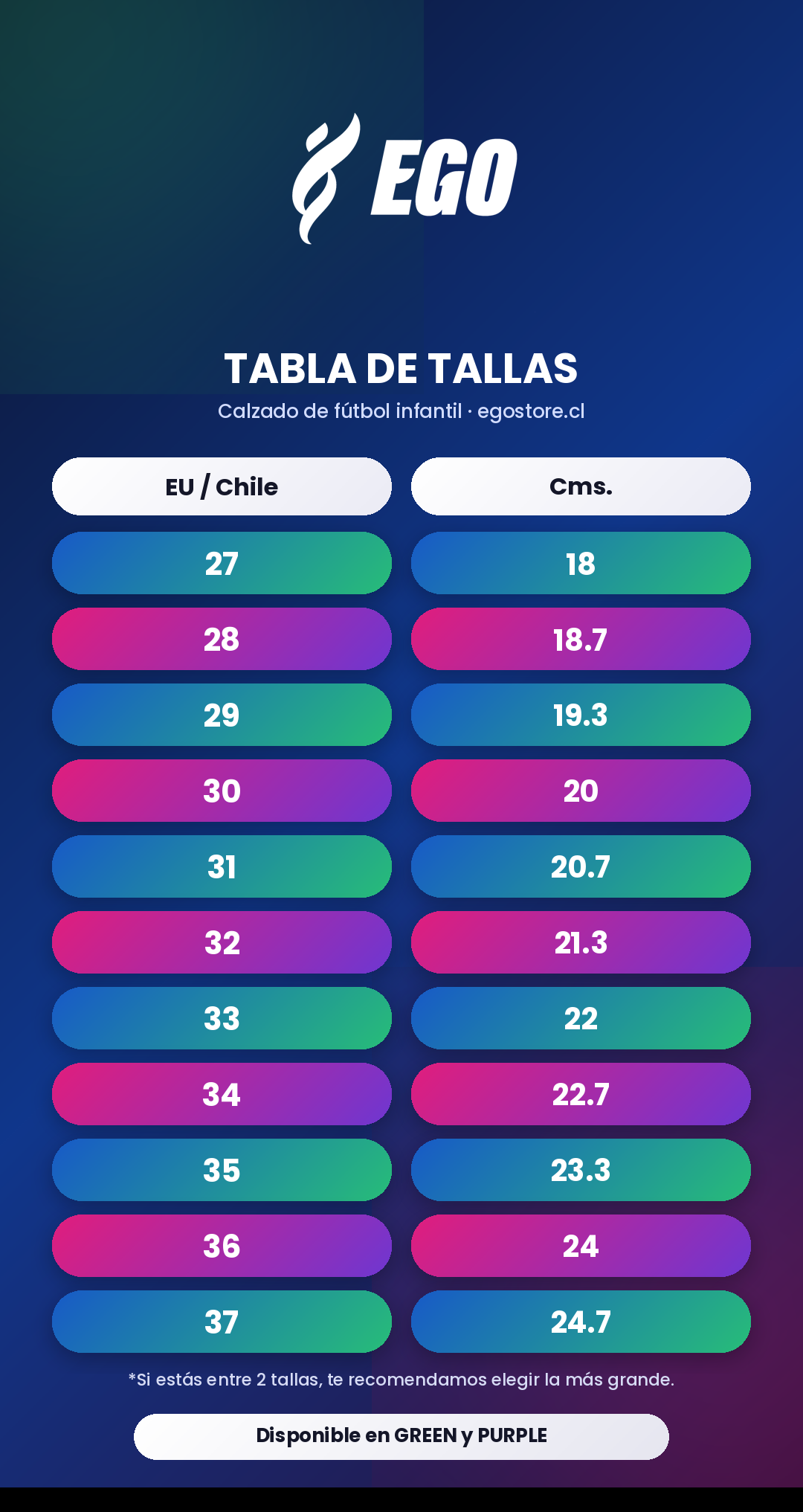 Zapatillas de Fútbol Infantil EGO